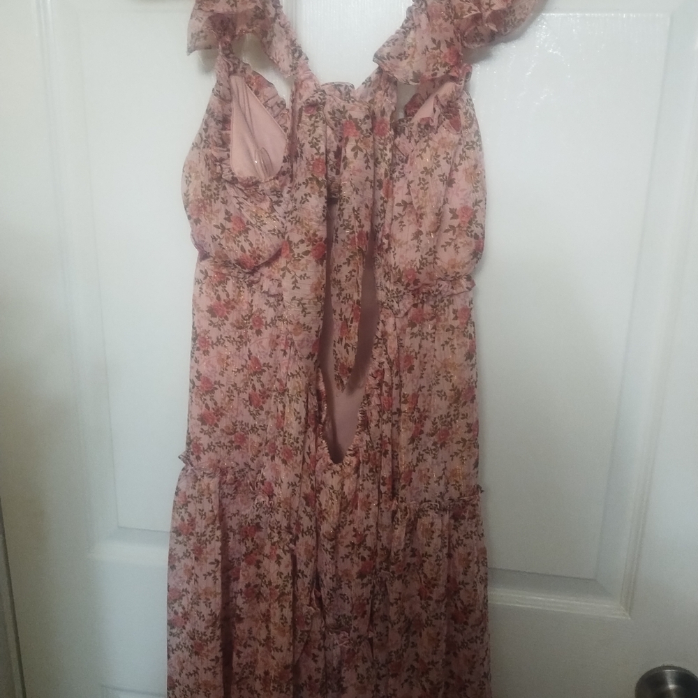 City Triangles Floral Ruffle Mini Dress - Picture 2 of 7